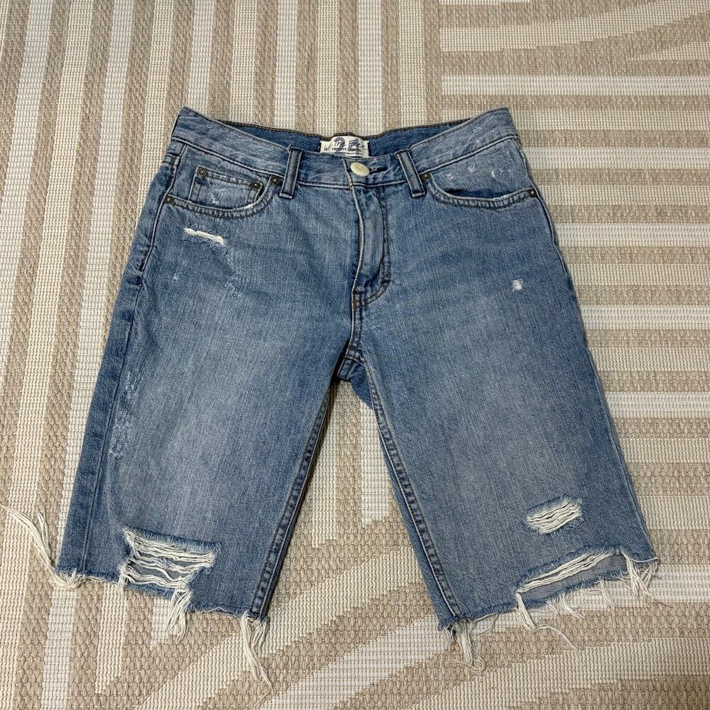 We the Free Size 24 Jean Shorts Light Wash Denim Free People Boho